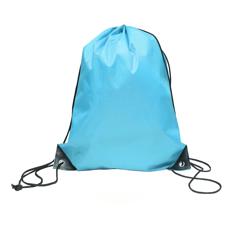 Draw String Sports Bags Gym Cinch Sack Nylon String Backpack Plain Sport Bag Drawstring Party