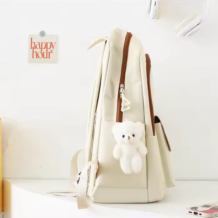 New Style Shoulder Bag Pencil Bag Backpack Junior High School Students School Bag Cute Backpack