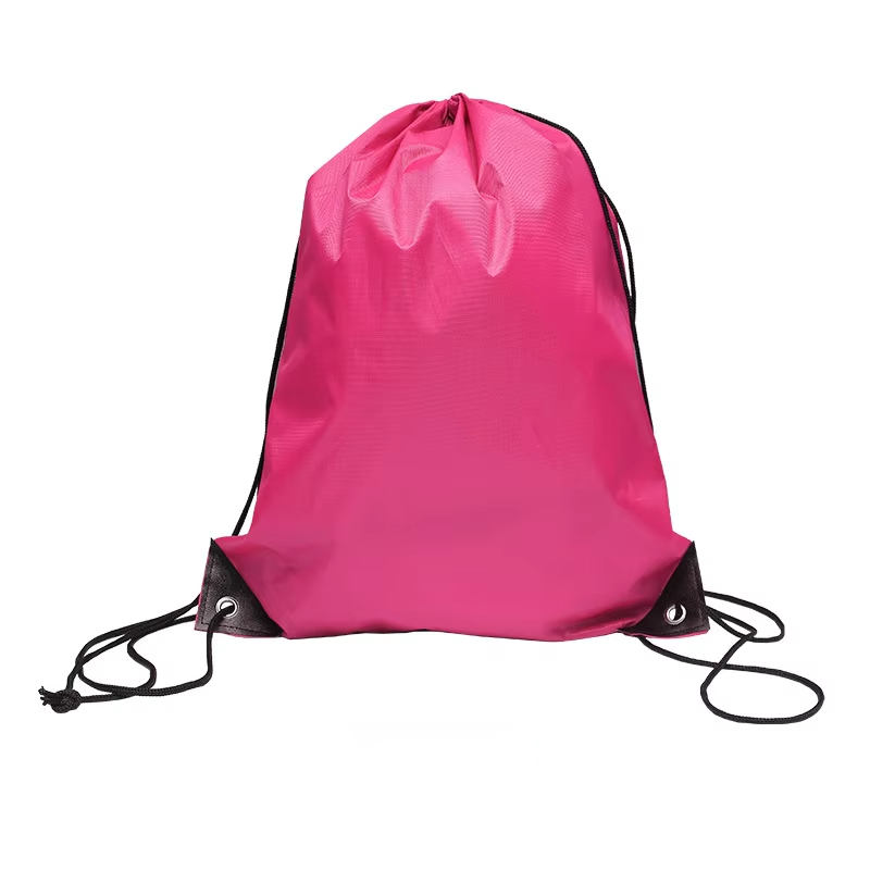Draw String Sports Bags Gym Cinch Sack Nylon String Backpack Plain Sport Bag Drawstring Party