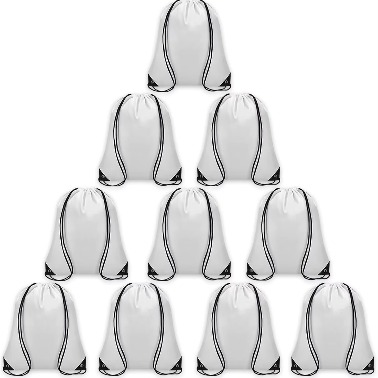 Wholesale Customized Eco-Friendly Polyester Nylon Drawstring Backpack Printed Sport Style Promotional Gift Bag Price