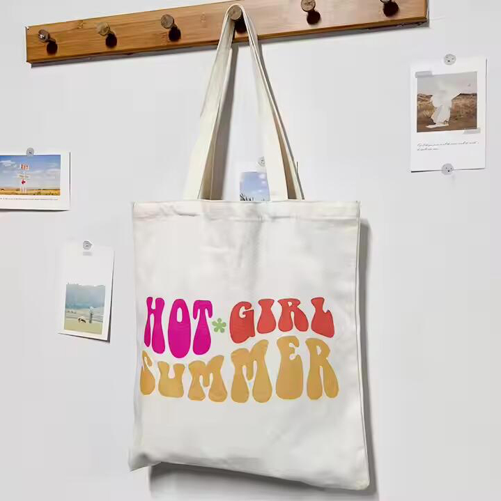 Wholesale Cotton Shopping Canvas Tote Bag Style Size Customized Foldable Canvas Reusable Shopping Bag with Custom Printed logo