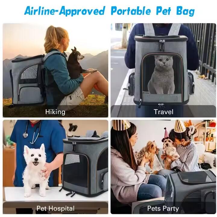 Dog Carrier Small Medium Cats Bags Waterproof Puppy Carrier Rabbit Travel Bag Breathable Pet's Travel Carrier