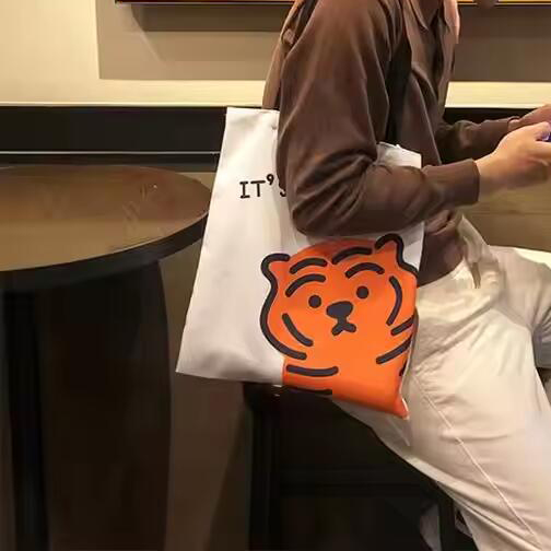 Natural Blank Custom logo Printed Eco-friendly Cotton Canvas Tote Bags