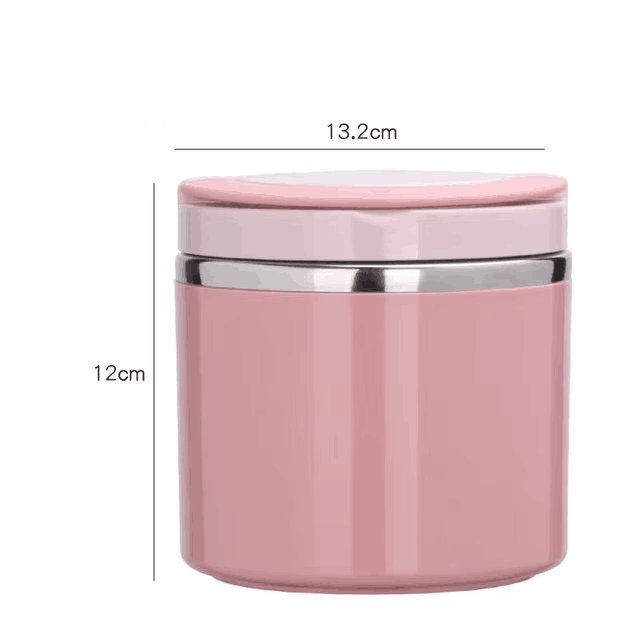 Stainless Steel Vacuum Insulated Thermal Thermo Hot Food Flask Warmer Lunch Box Container Soup Bowl Jar For School Kid Or Adults