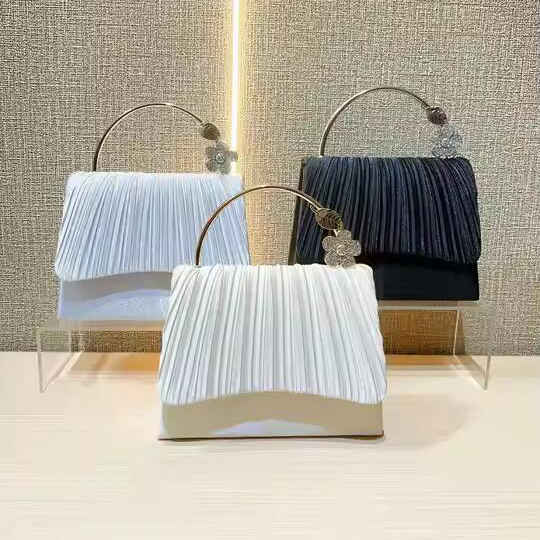 New Arrival Fashion Chain Crossbody Bag Ladies Evening Purse Crystal Wedding Clutch Shoulder Bags For Women