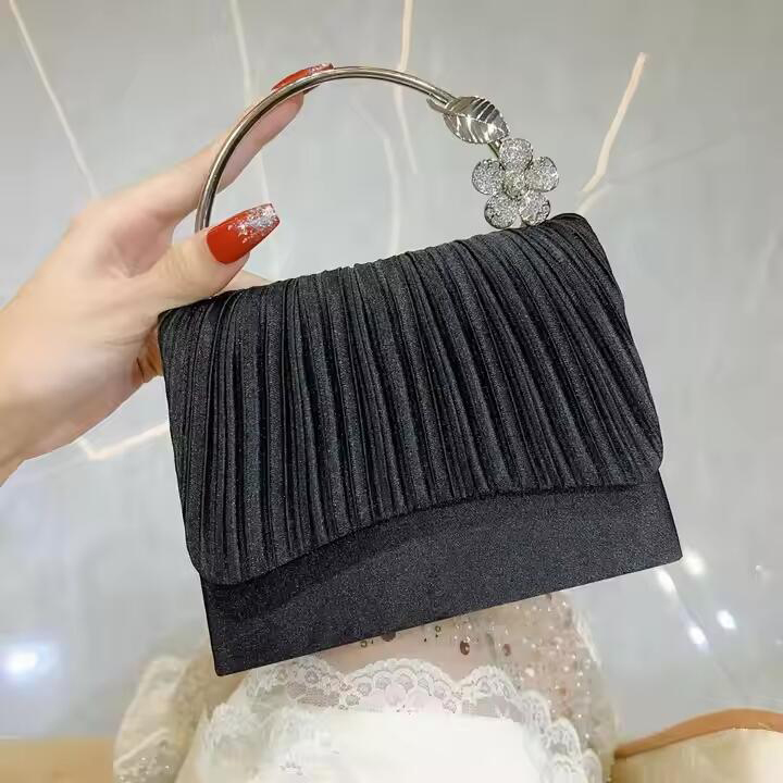 New Arrival Fashion Chain Crossbody Bag Ladies Evening Purse Crystal Wedding Clutch Shoulder Bags For Women