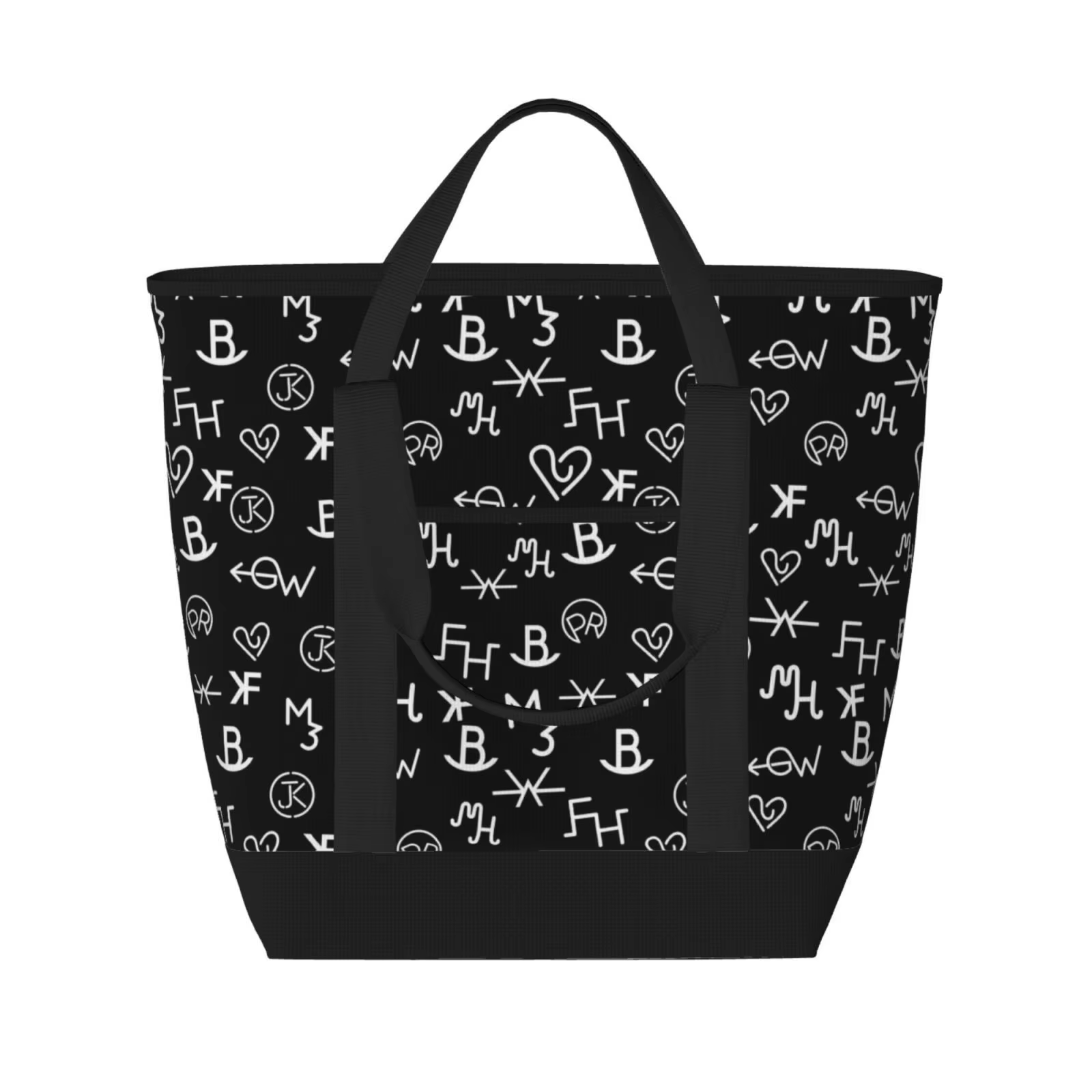 Designer Large Camping Picnic Cow Print Food Travel Shoulder Bag Portable Handbag Lunch Insulated Cooler Tote