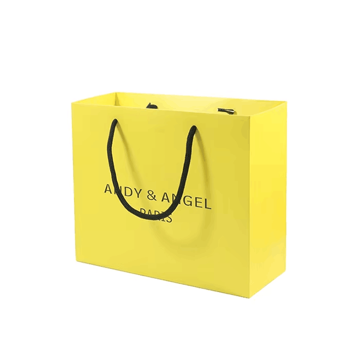 Luxury Ribbon Handle Boutique Shopping Packaging Customized Printed Euro Paper Gift Bags With Logo