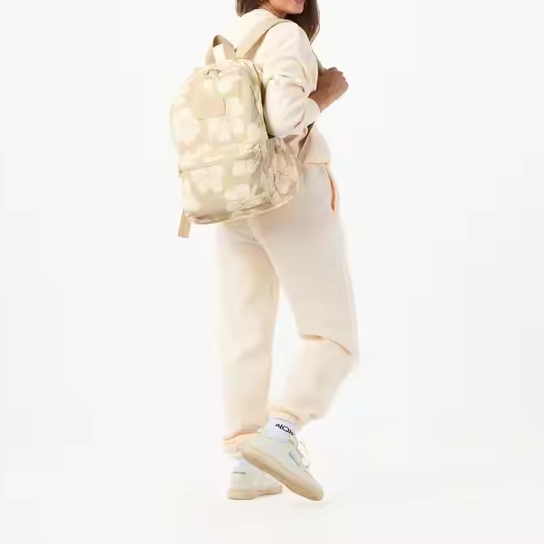 Hawaii Print Women Backpack Custom Lightweight Travel Hawaiian Ripstop Polyester Backpack