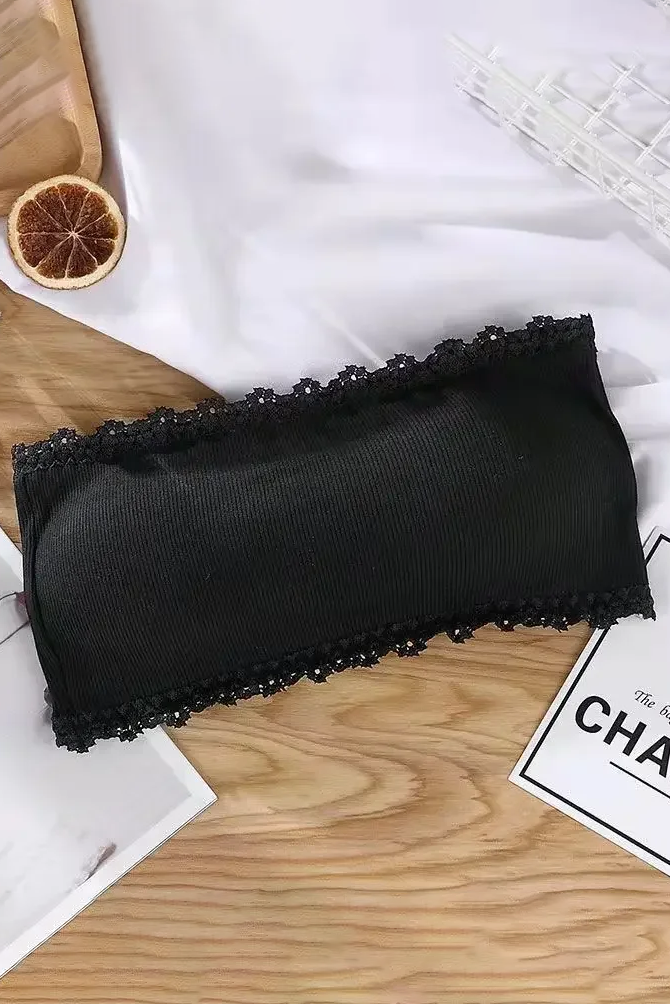 Strapless Lingerie For Women Tube Top Underwear Soild Color Seamless Invisible Bralette Sexy Solid Color Bras Crop Top Women