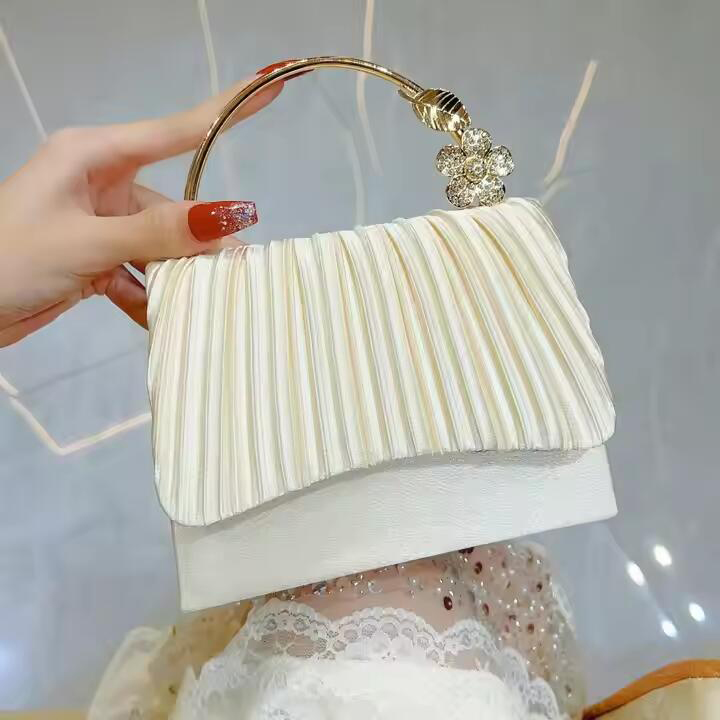 New Arrival Fashion Chain Crossbody Bag Ladies Evening Purse Crystal Wedding Clutch Shoulder Bags For Women