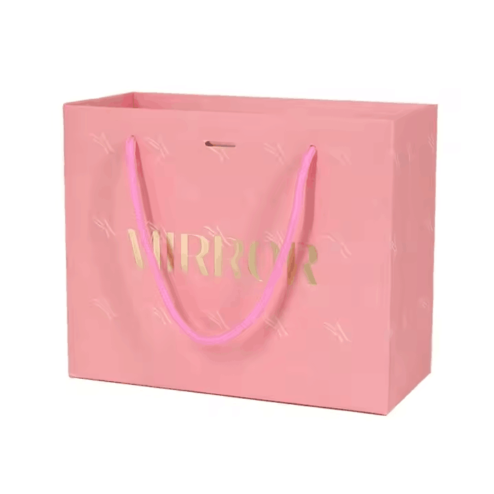 Luxury Ribbon Handle Boutique Shopping Packaging Customized Printed Euro Paper Gift Bags With Logo