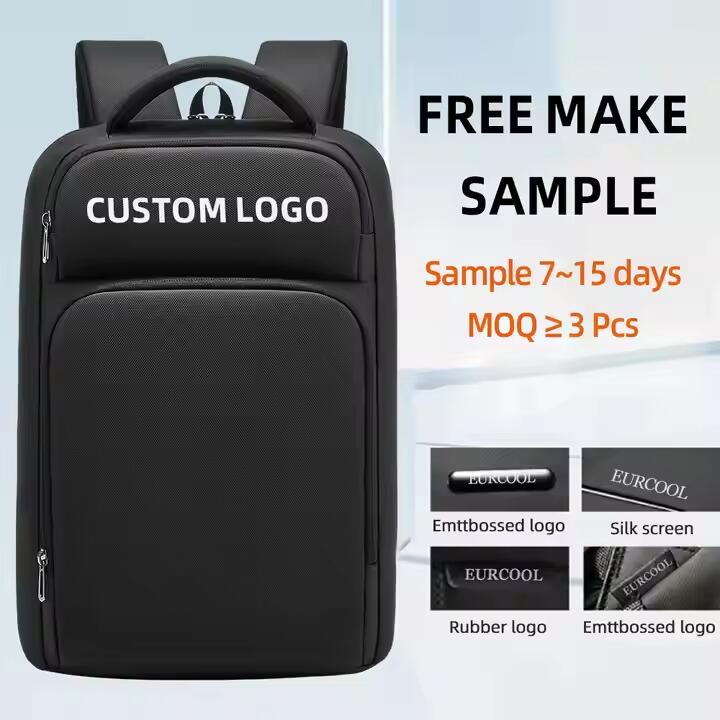 Business Slim Small Backpack Computer Travel Backpacks 15.6 Inch Waterproof Laptop Bag for Work Office College Backpack for Men