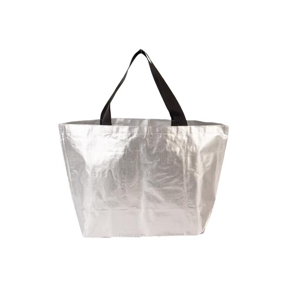 Fashion Waterproof Shoulder Tote Pp Woven Bag High Quality Custom Design Boutique Clothing Gift Shopping Laminated Pp Woven Bag