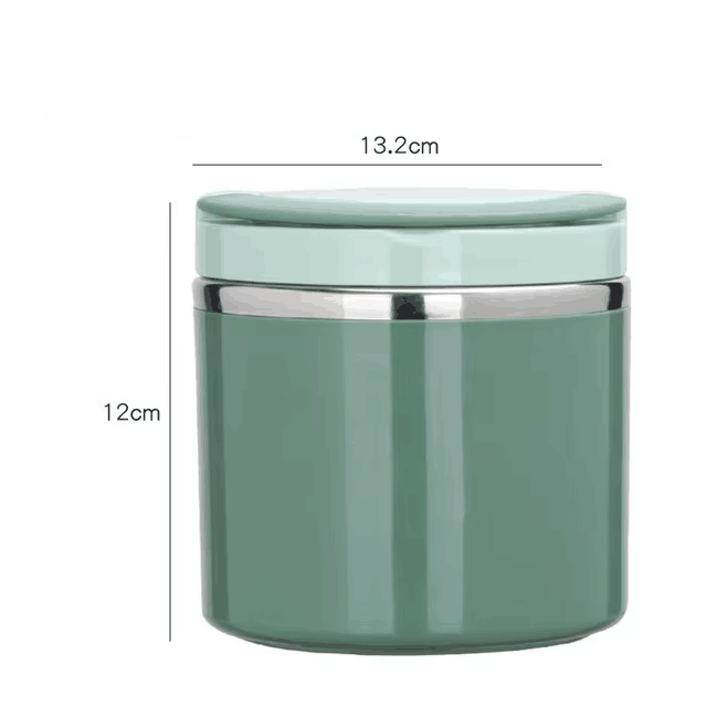 Stainless Steel Vacuum Insulated Thermal Thermo Hot Food Flask Warmer Lunch Box Container Soup Bowl Jar For School Kid Or Adults