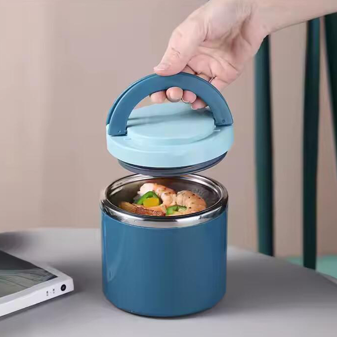 Stainless Steel Vacuum Insulated Thermal Thermo Hot Food Flask Warmer Lunch Box Container Soup Bowl Jar For School Kid Or Adults
