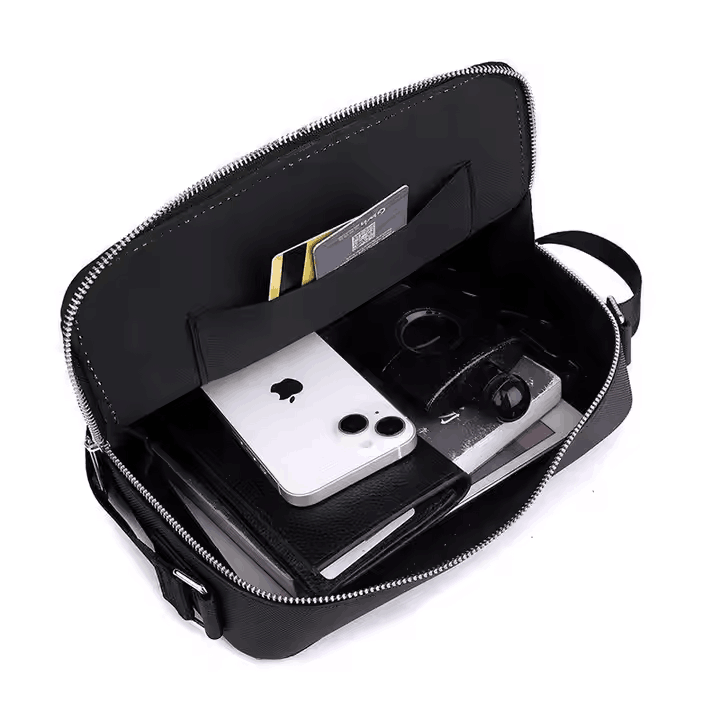 High Quality Stylish Shoulder Crossbody Bag Crocodile New Casual Men's Bag