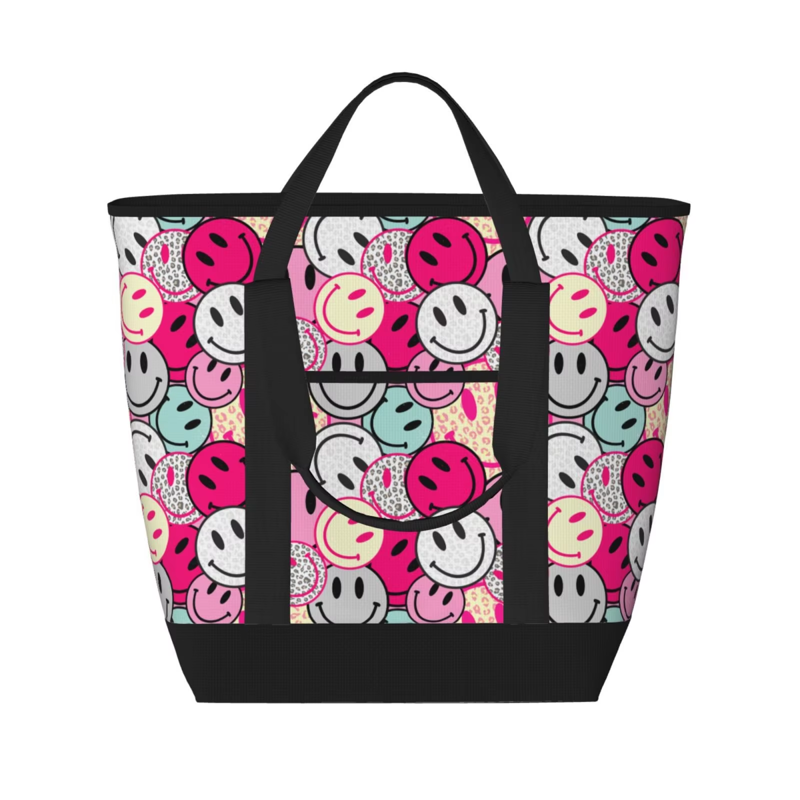 Designer Large Camping Picnic Cow Print Food Travel Shoulder Bag Portable Handbag Lunch Insulated Cooler Tote