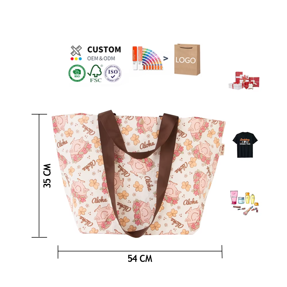 Fashion Waterproof Shoulder Tote Pp Woven Bag High Quality Custom Design Boutique Clothing Gift Shopping Laminated Pp Woven Bag