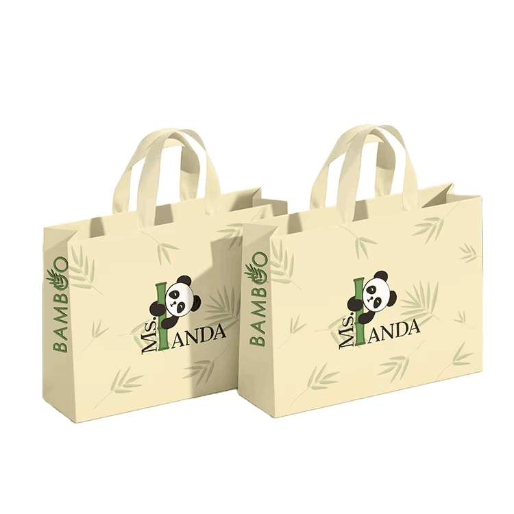 Wholesale Custom Printed Logo Luxury White Paper Bag Retail Boutique Shopping Gift Paper Bags With Your Own Logo
