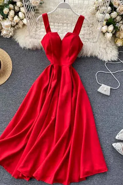 Fashion V-neck Back Bandage Dress Women Elegant Big Swing Long Party Dress