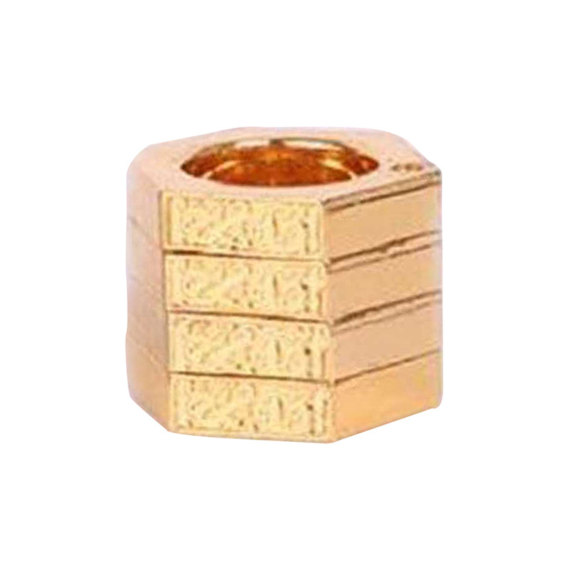 2022 New Hexagon Stone Wash Stainless Steel Folding Knucks