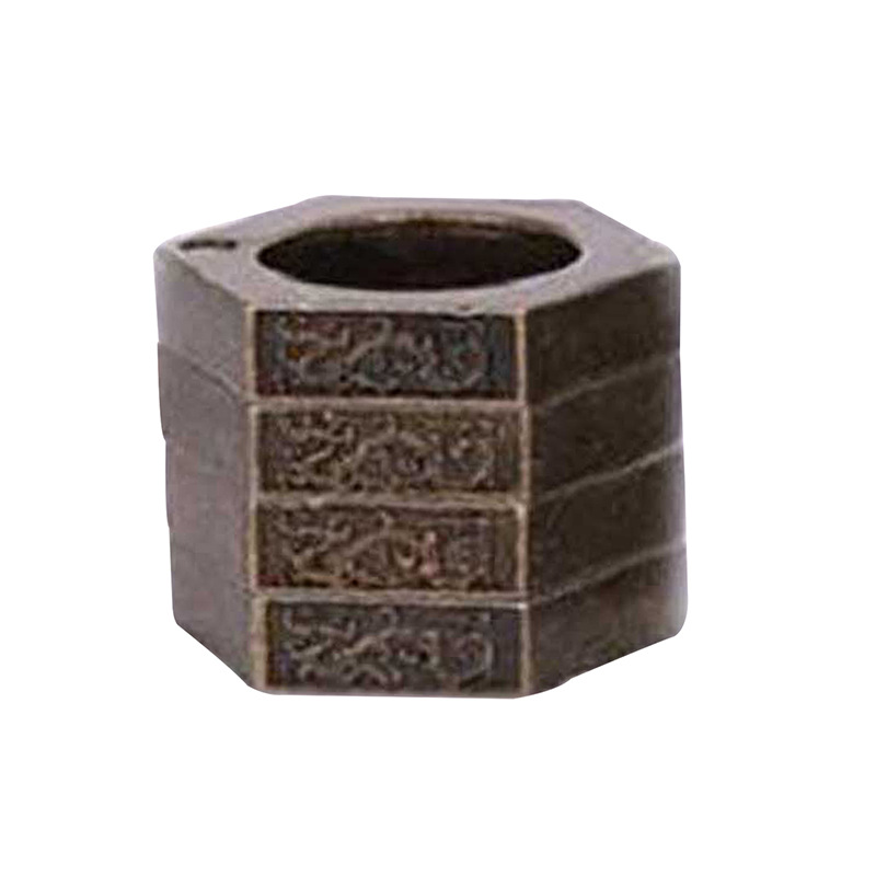 2022 New Hexagon Stone Wash Stainless Steel Folding Knucks