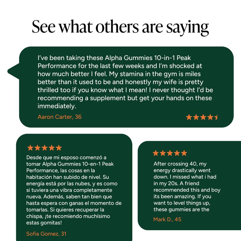 Root Labs 10-in-1 Alpha Gummies – 4000mg Himalayan Shilajit with KSM-66 Ashwagandha, Tongkat Ali & Herbal Blend | 60 Vegan Gummies