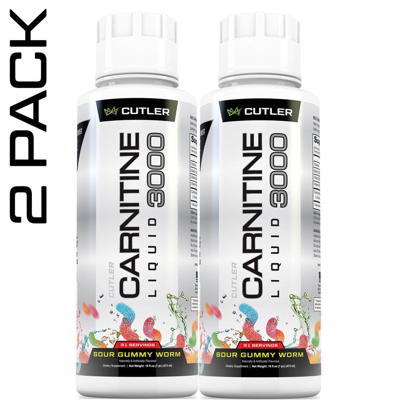 Cutler Nutrition Carnitine 3000 Liquid – Supports Energy, Recovery & Fitness