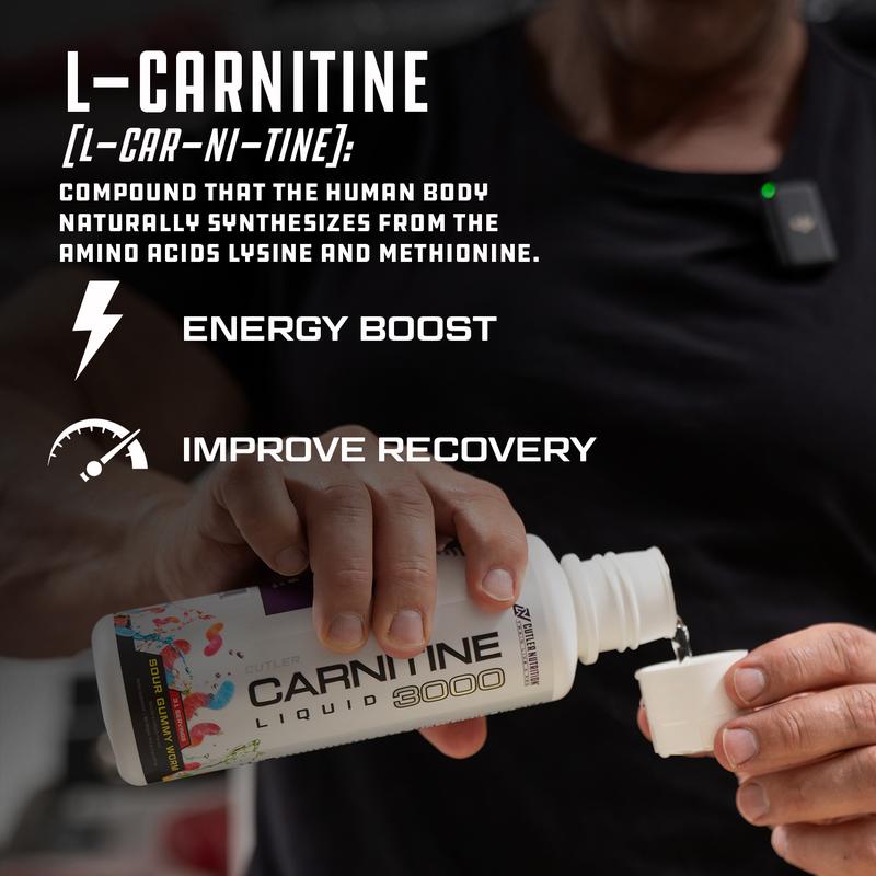 Cutler Nutrition Carnitine 3000 Liquid – Supports Energy, Recovery & Fitness