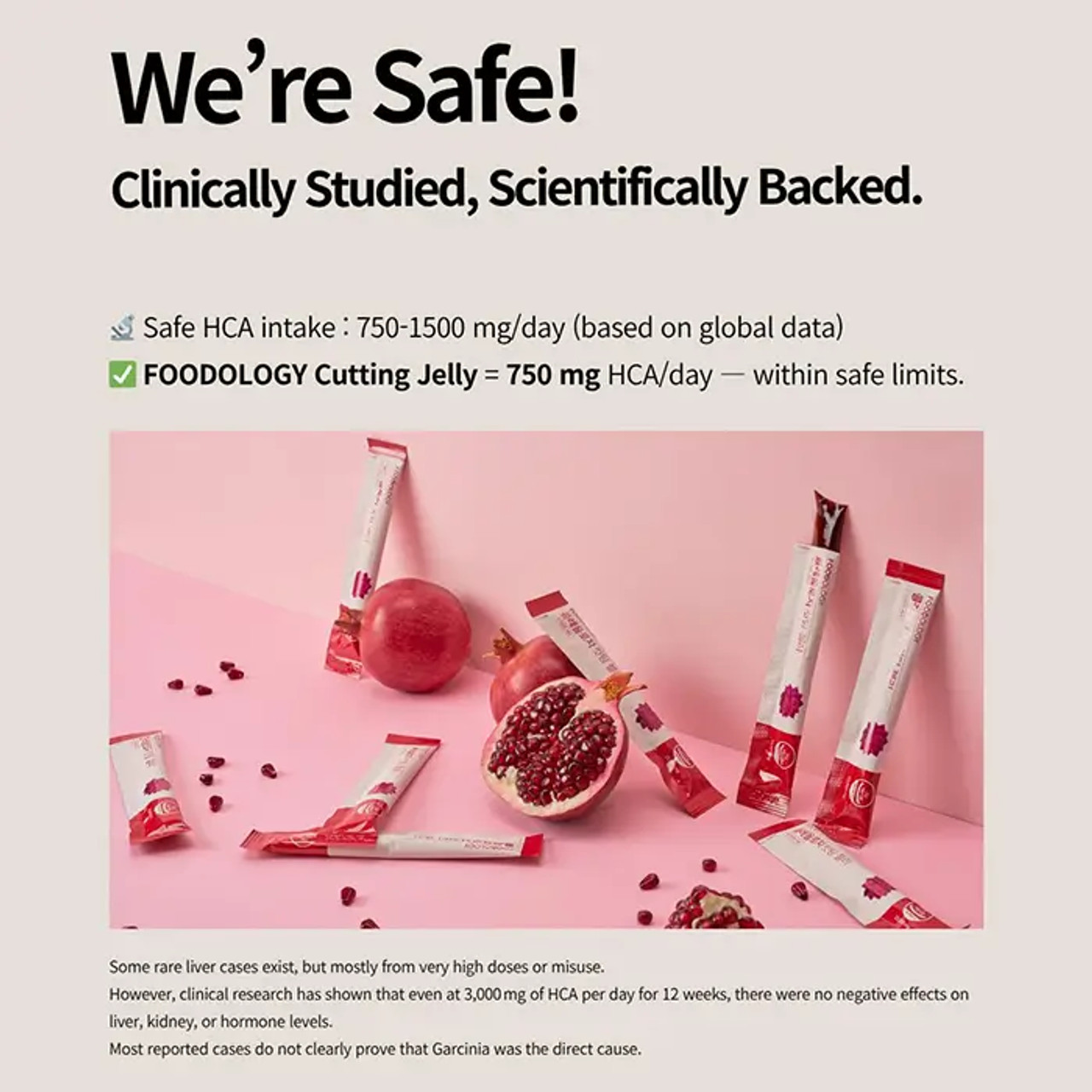 FOODOLOGY Coleology Cutting Jelly – 10-Day Program with Garcinia Cambogia, Chia Collagen & Hyaluronic Acid | Pomegranate Flavor, 10 Sticks (8.81 oz)