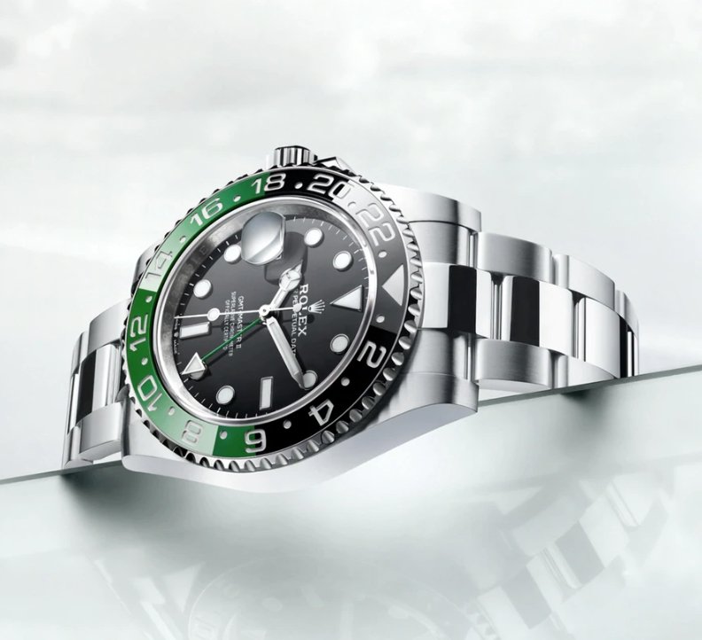 Rolex GMT-Master II With A Green And Black Bezel SPRITE (Reference # 126720VTNR)