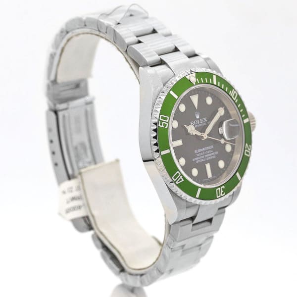 Rolex Submariner Date Kermit Stainless Steel Black Dial 16610LV