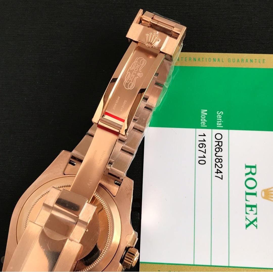 Rolex GMT Master II Rootbeer Rose Gold Swiss 3285 Movement Clone