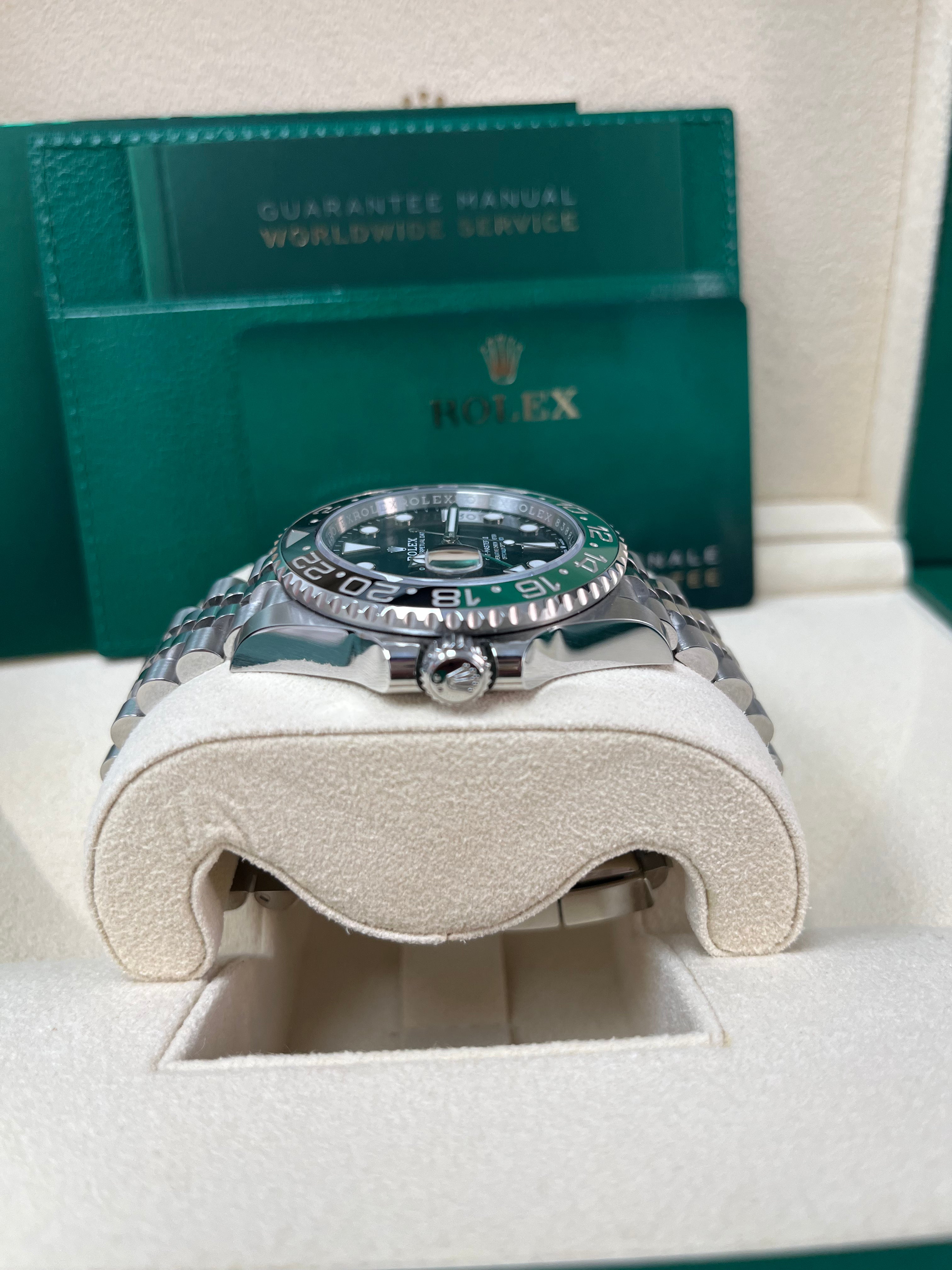 Rolex GMT-Master II With A Green And Black Bezel SPRITE (Reference # 126720VTNR)