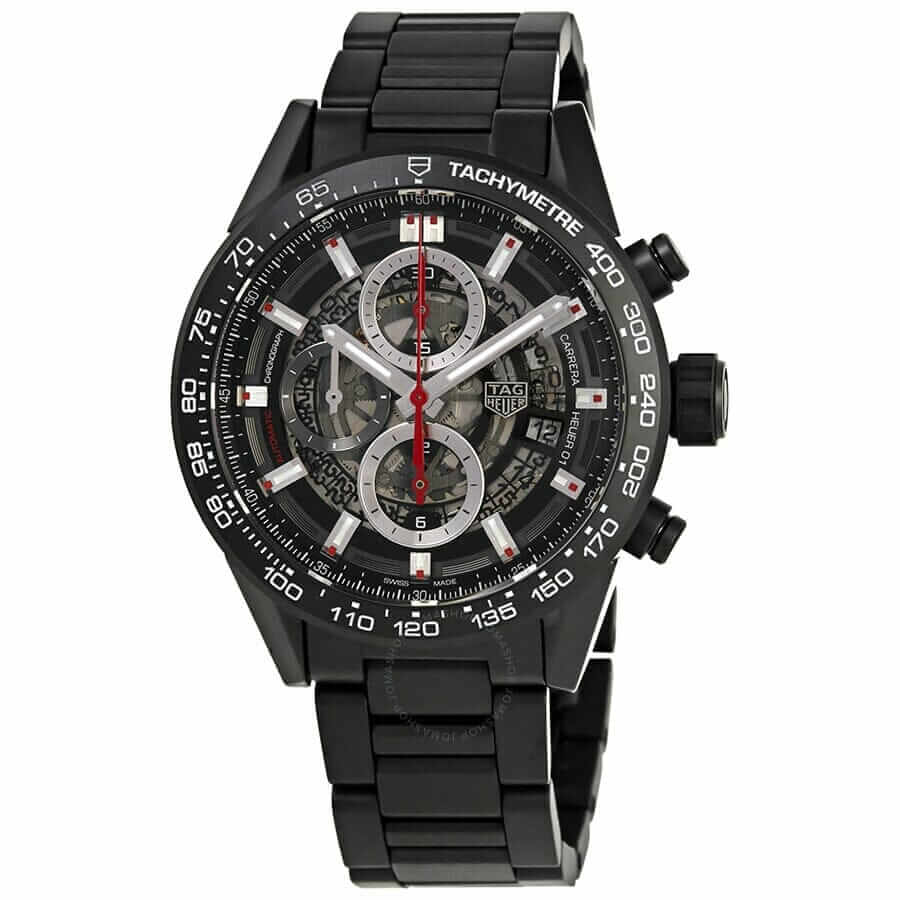 TAG Heuer Black Skeleton Replica CAR2090.BH0729