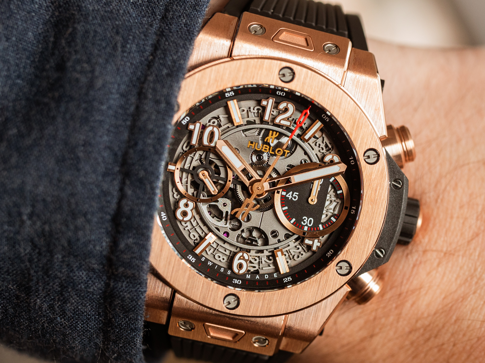 Hublot Unico King Gold Replica