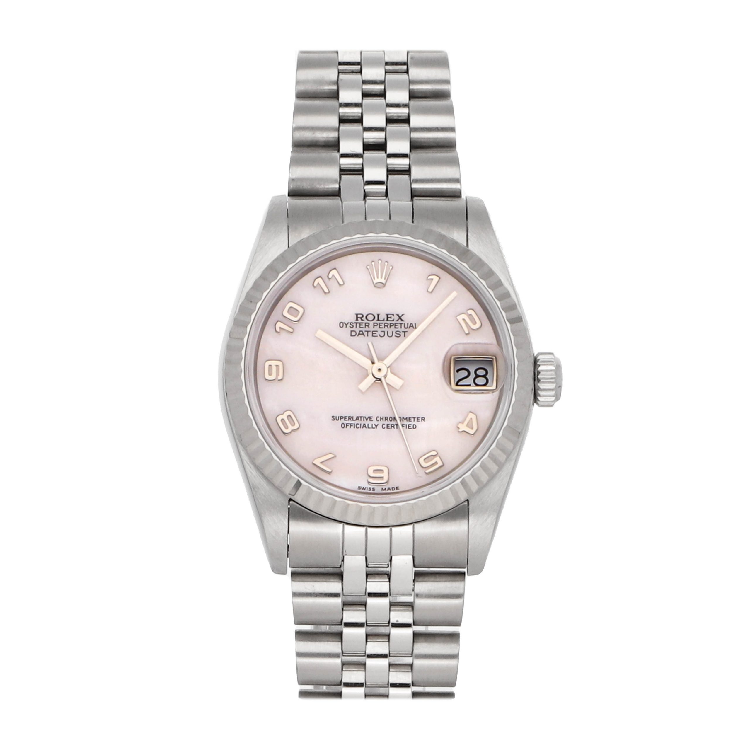 Rolex Super Clone Watch : Datejust 68274 PNK MOP ARA JUB