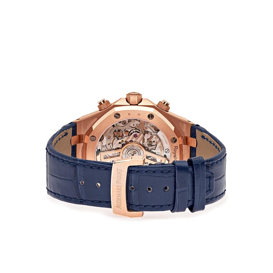 Audemars Piguet Blue Leather 26240OR.OO.D315CR.01 Replica