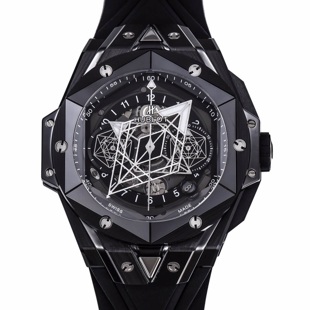 Hublot BIG BANG UNICO SANG BLEU II ALL BLACK GETS INKED IN BLACK