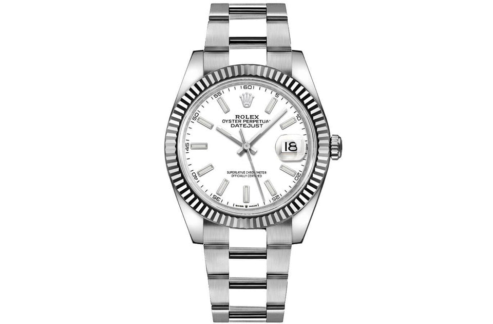 Rolex Datejust 41 White Dial Gold & Steel Men’s Watch M126334-0009