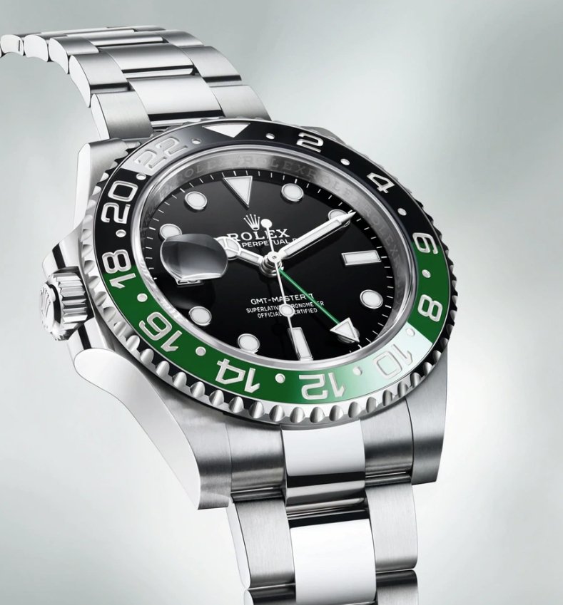 Rolex GMT-Master II With A Green And Black Bezel SPRITE (Reference # 126720VTNR)