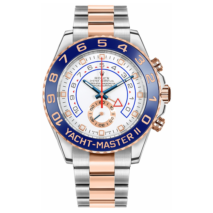 Rolex YACHT-MASTER II--(Rose Gold Strap) 116681-78211
