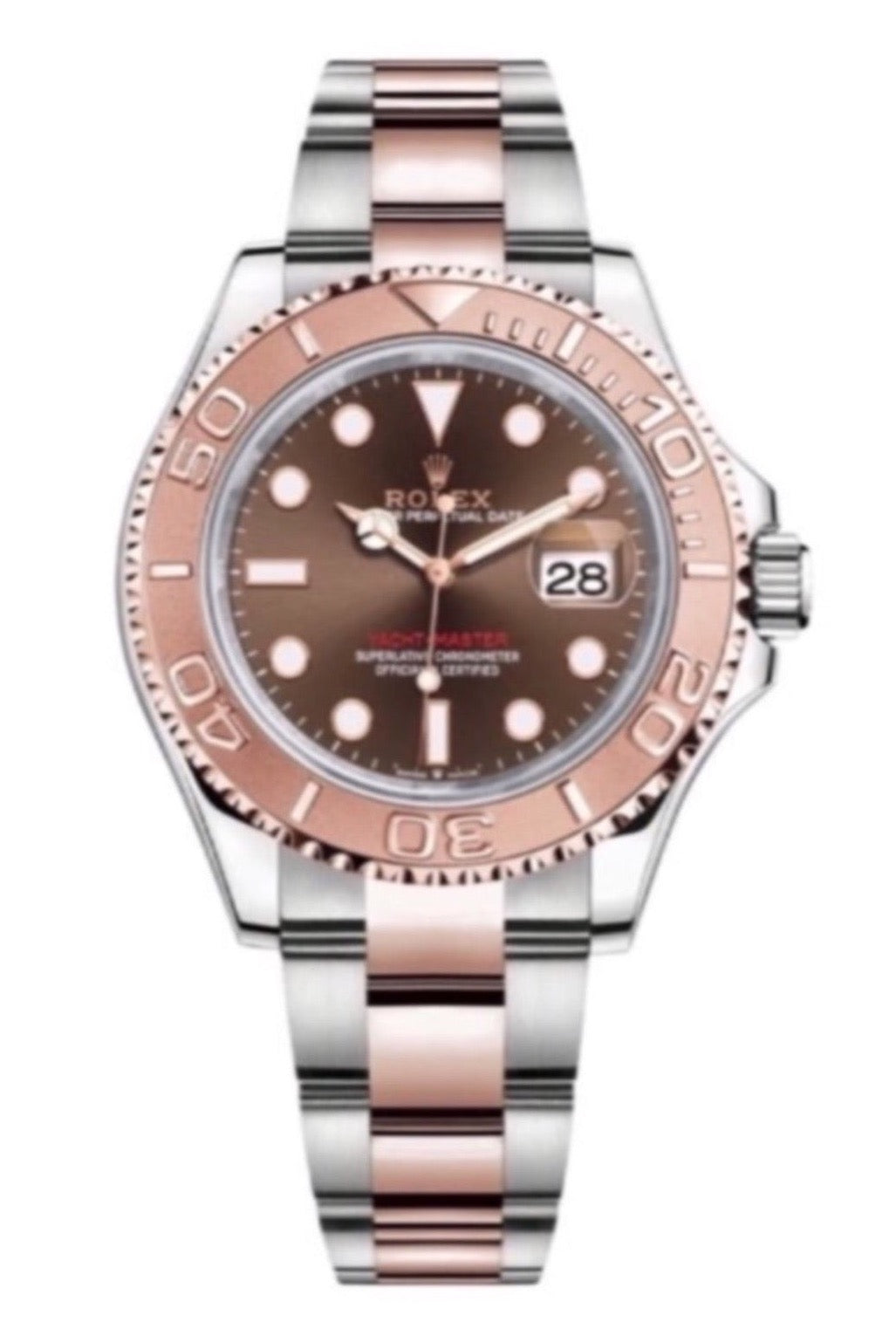 Rolex Yacht-Master 40 40mm Steel and Rose Gold 116621 Chocolate Brown Dial