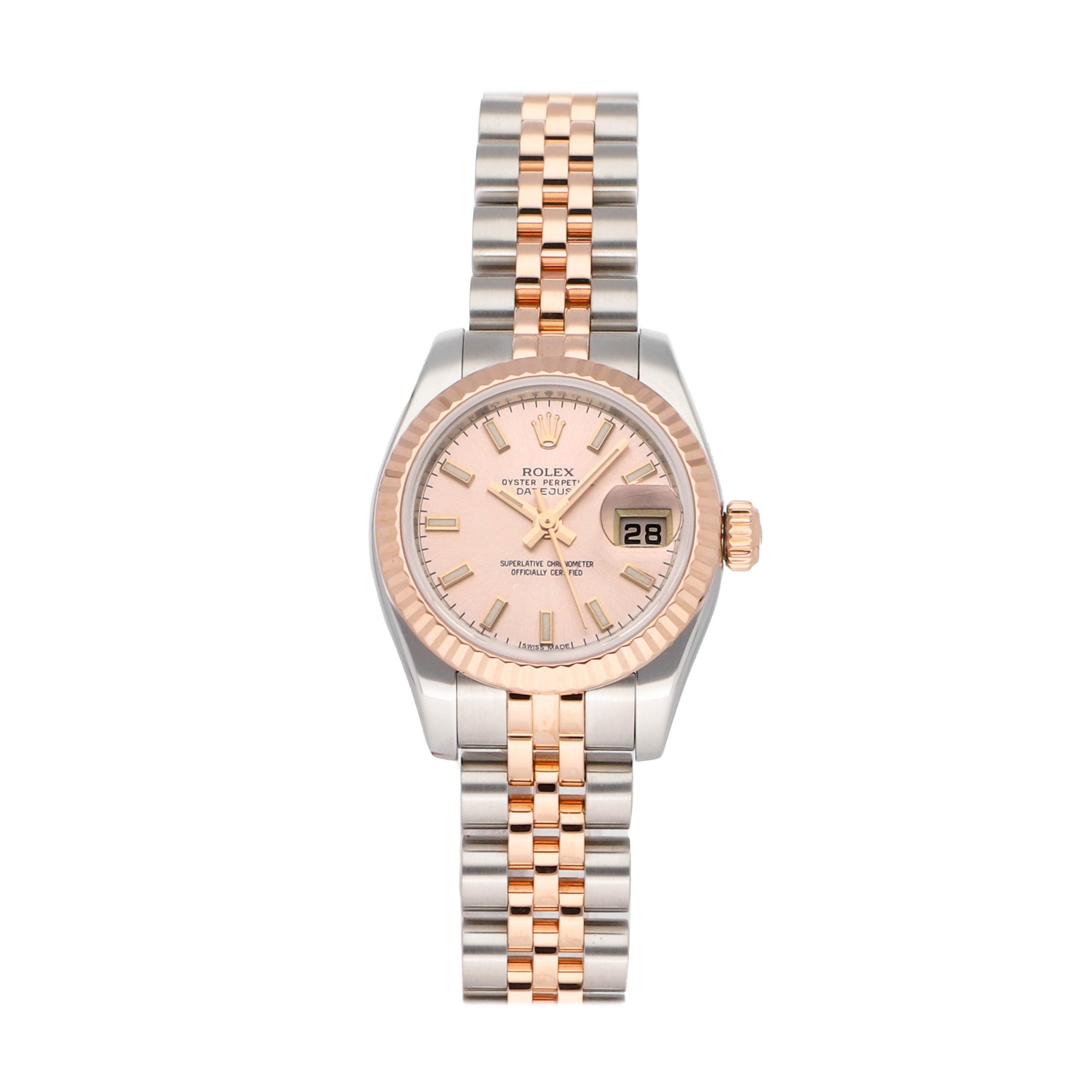 Rolex Super Clone Watch : Datejust 179171 PNK IX JUB