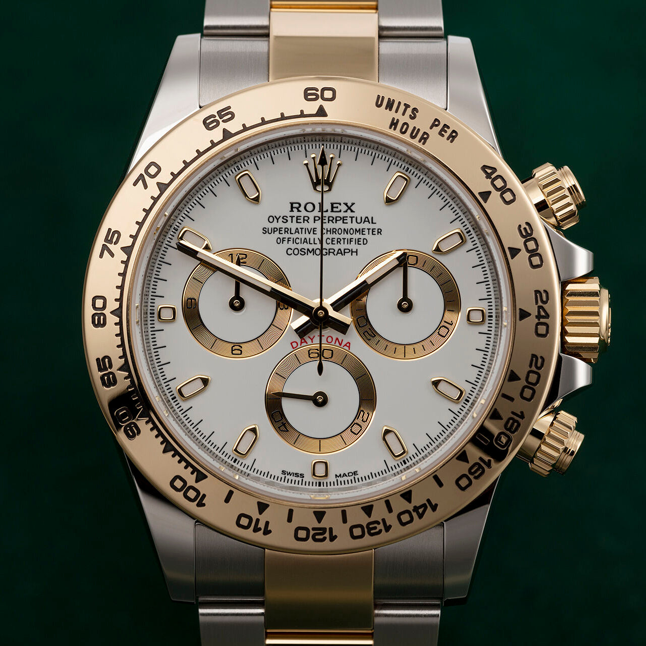 Rolex Daytona Steel & Gold White Dial 116503