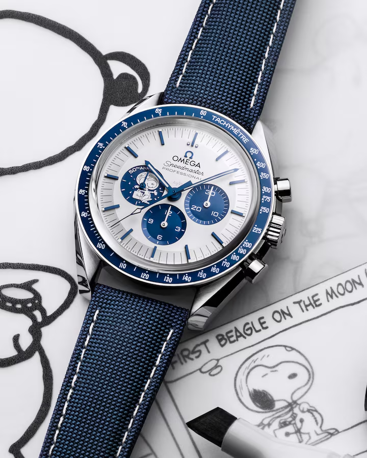 Omega Seamster Silver Snoopy Award 50 Anniversary Limited Swiss ETA Automatic Mens Watch