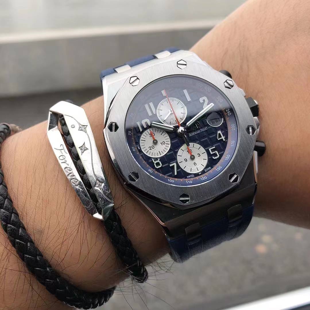 Audemars Piguet Royal Oak Offshore 42 mm, Blue Ref. 26470ST.OO.A027CA.01