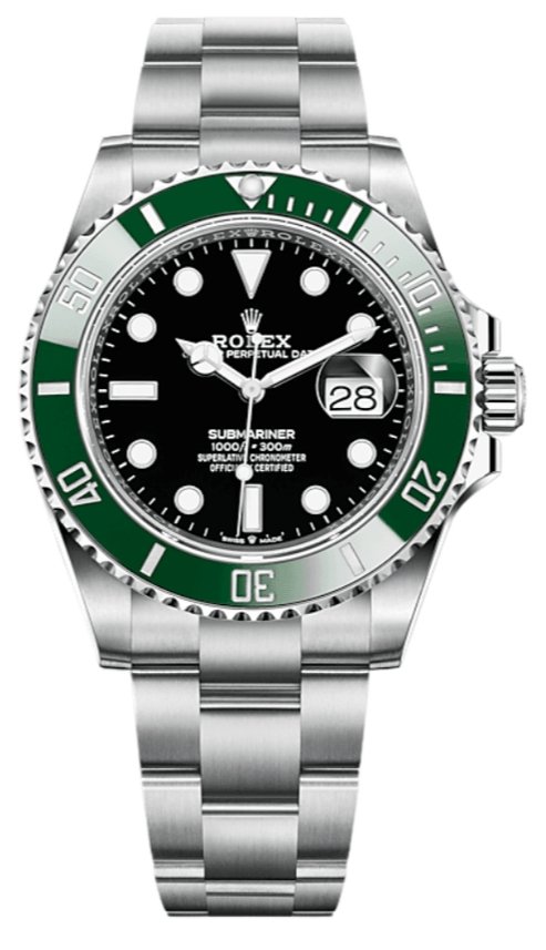 Rolex Submariner Stainless Steel The Starbucks - Kermit Black and Green Bezel (Ref#126610LV)