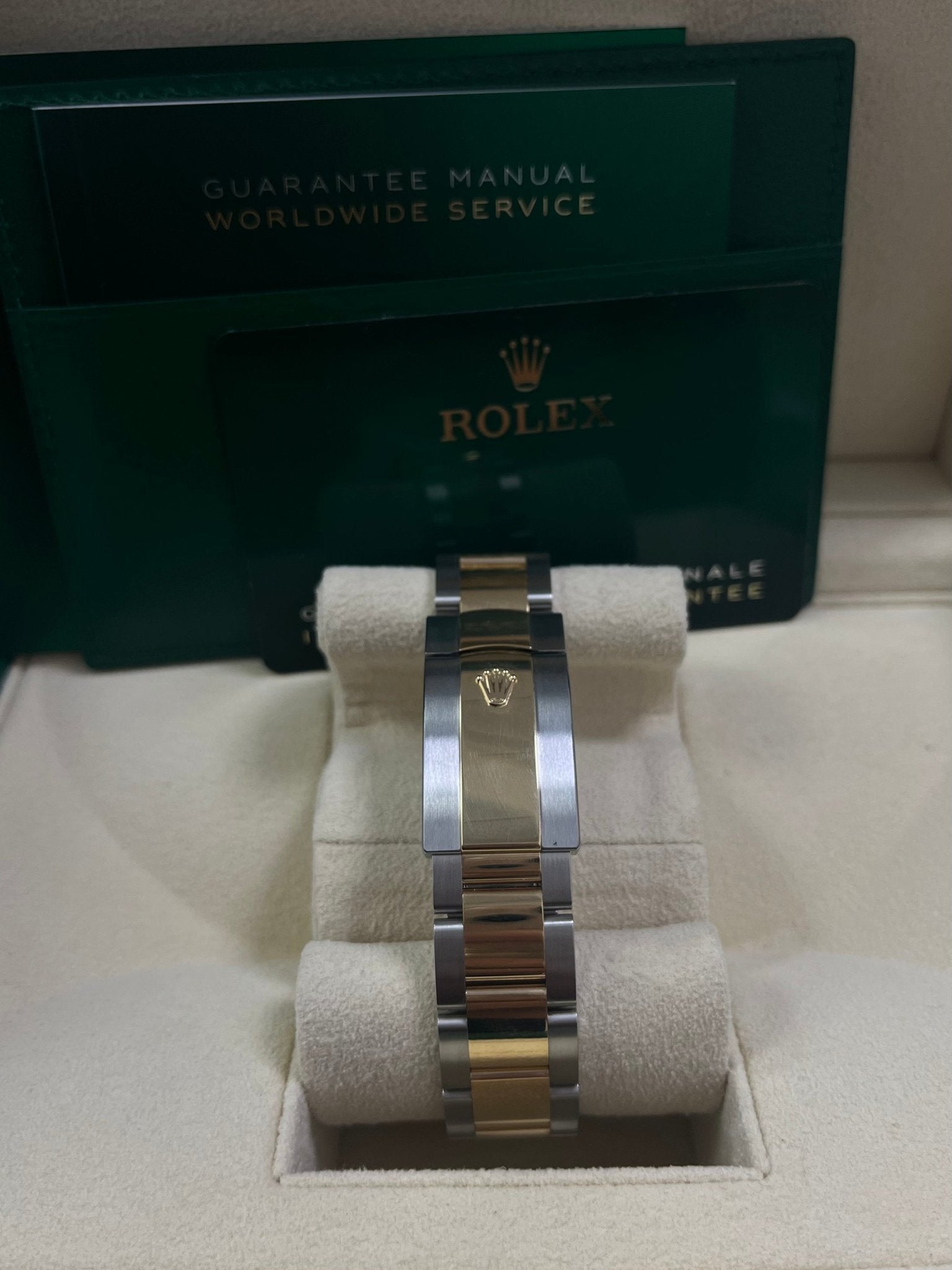 Rolex Datejust 36mm Wimbledon Dial Yellow Gold and Steel 126233